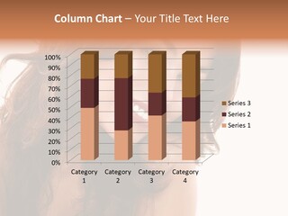 Brunette Portrait Apply PowerPoint Template