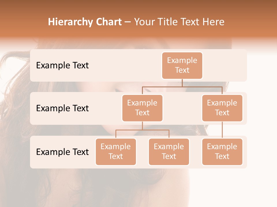 Brunette Portrait Apply PowerPoint Template