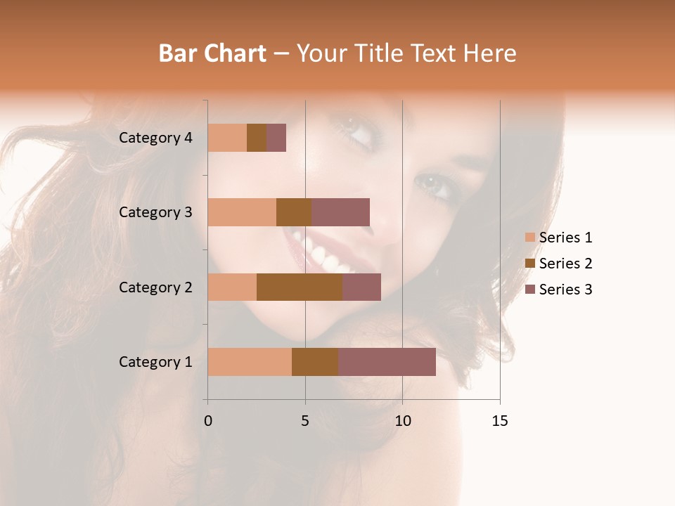 Brunette Portrait Apply PowerPoint Template