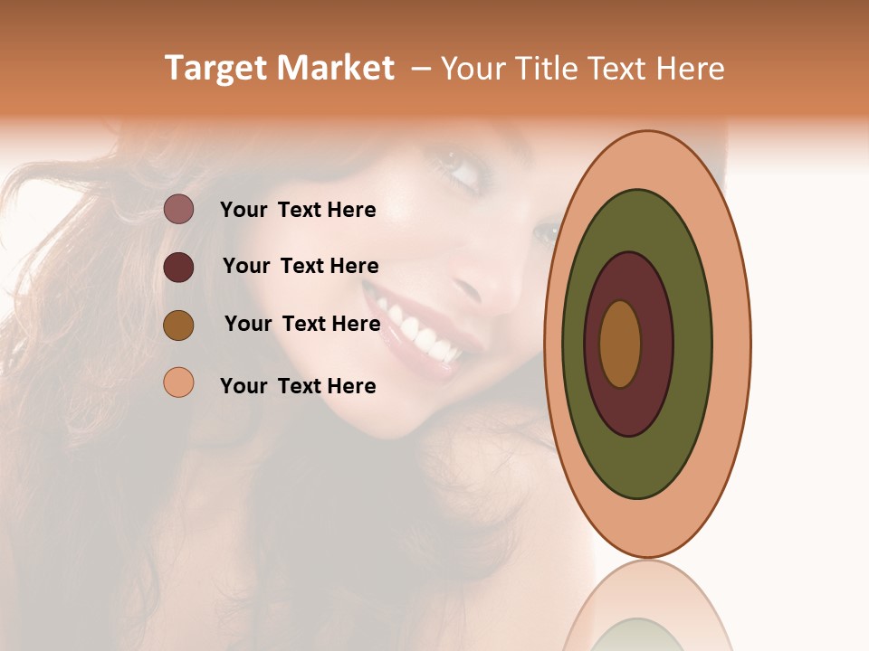 Brunette Portrait Apply PowerPoint Template