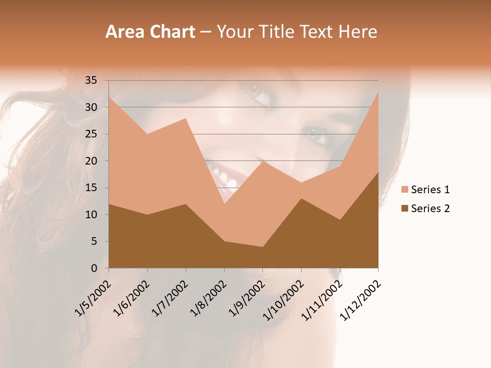 Brunette Portrait Apply PowerPoint Template