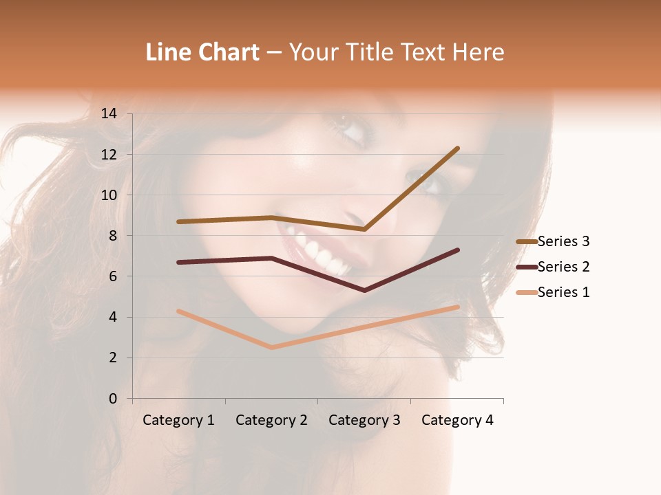 Brunette Portrait Apply PowerPoint Template