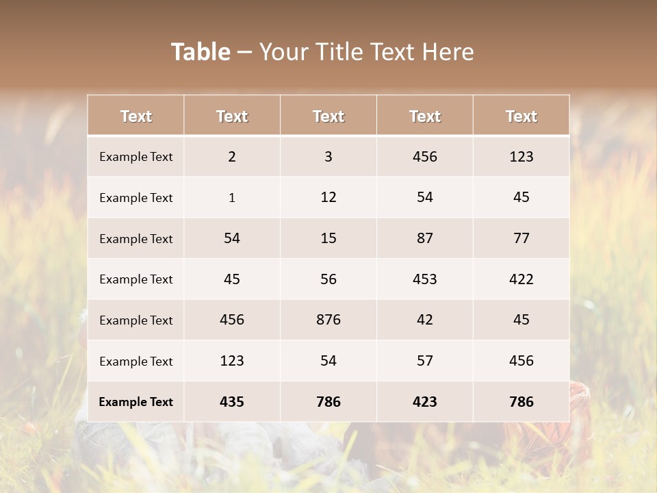 Foliage Nature Beautiful PowerPoint Template