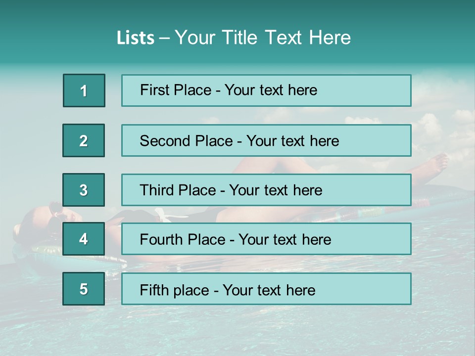 Portrait Lying Vintage PowerPoint Template