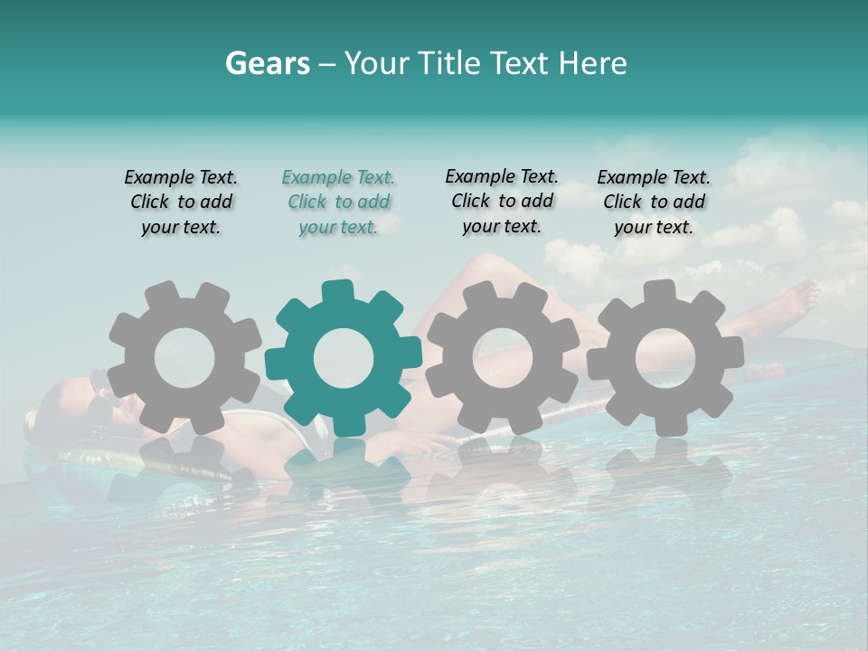 Portrait Lying Vintage PowerPoint Template