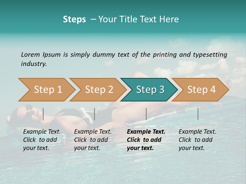 Portrait Lying Vintage PowerPoint Template