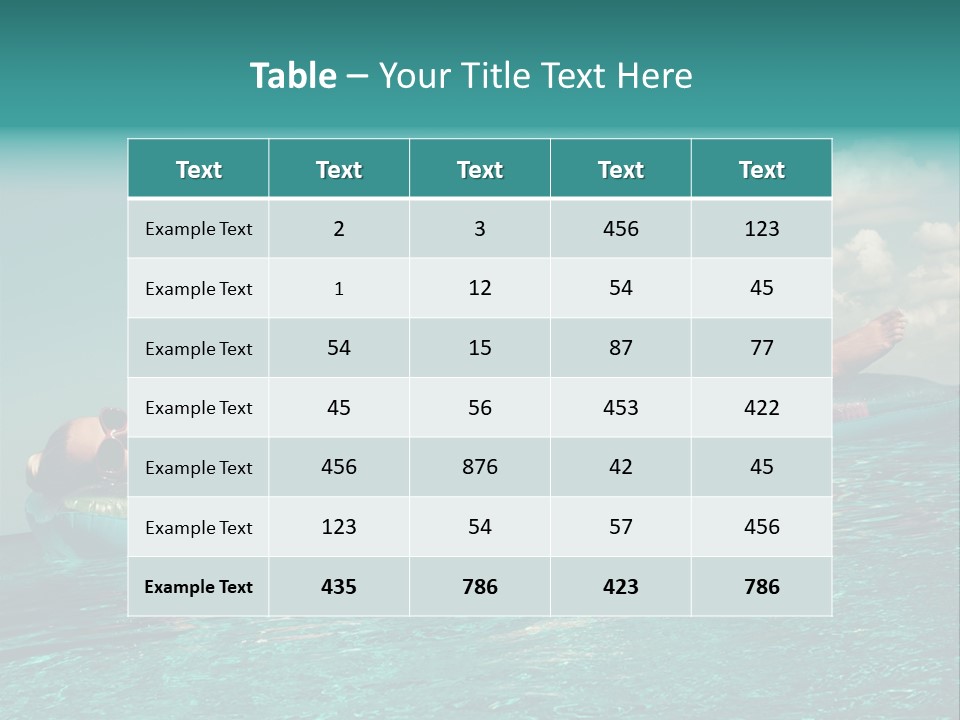 Portrait Lying Vintage PowerPoint Template