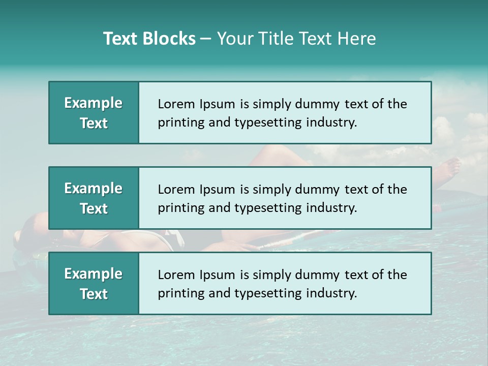 Portrait Lying Vintage PowerPoint Template