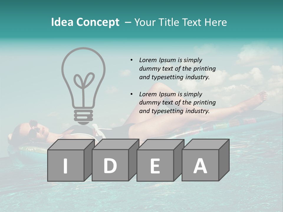 Portrait Lying Vintage PowerPoint Template