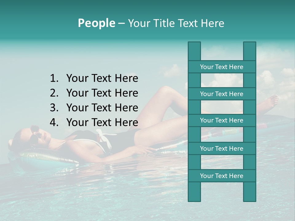 Portrait Lying Vintage PowerPoint Template