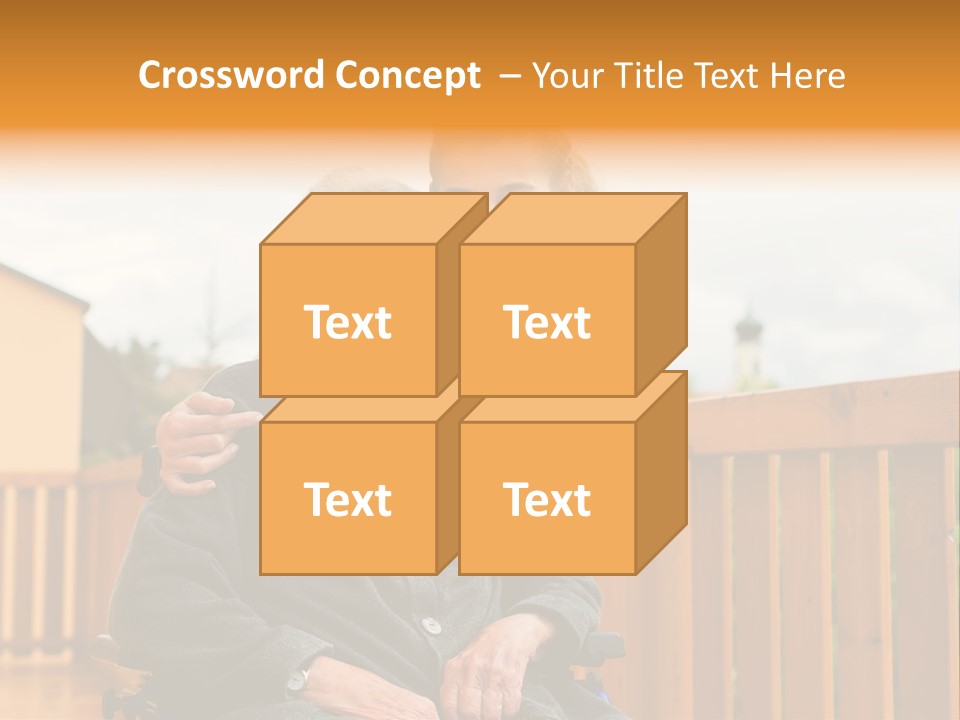 Help Dedicated Garden PowerPoint Template