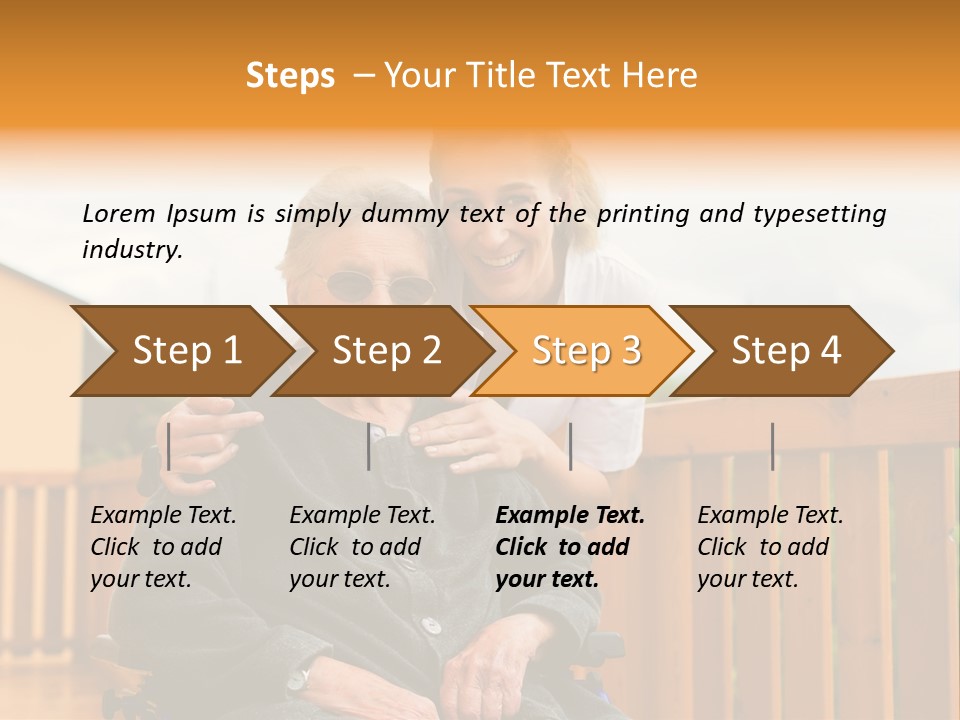 Help Dedicated Garden PowerPoint Template