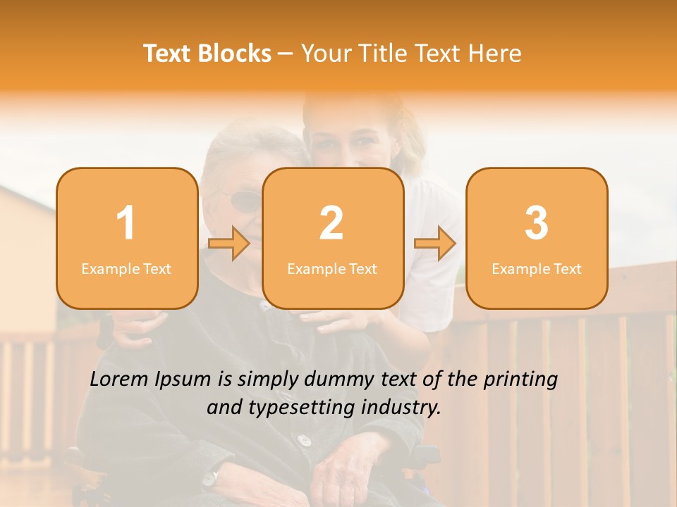 Help Dedicated Garden PowerPoint Template
