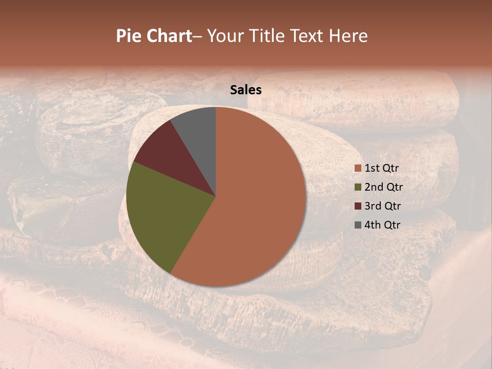 Ripe Pecorino Handicraft PowerPoint Template