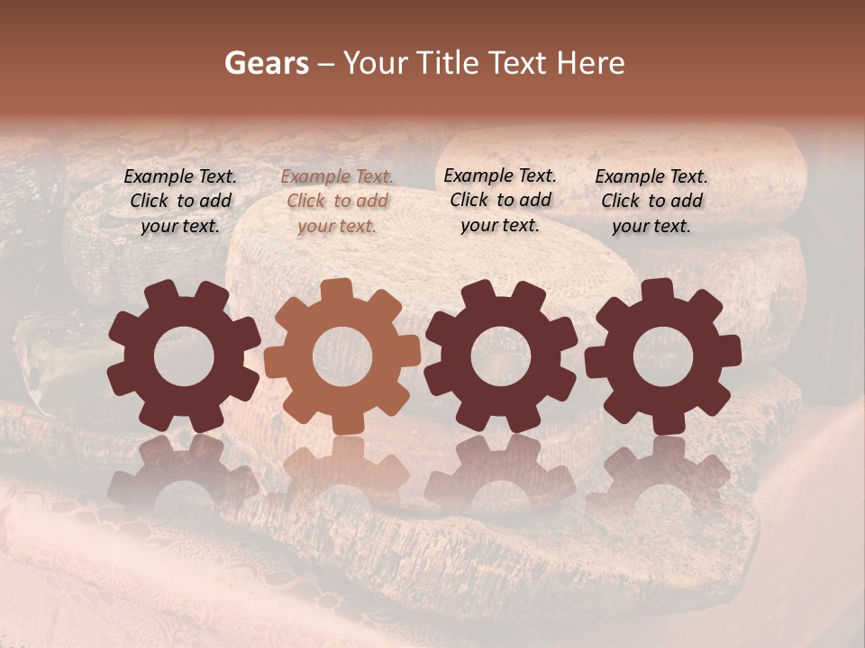 Ripe Pecorino Handicraft PowerPoint Template