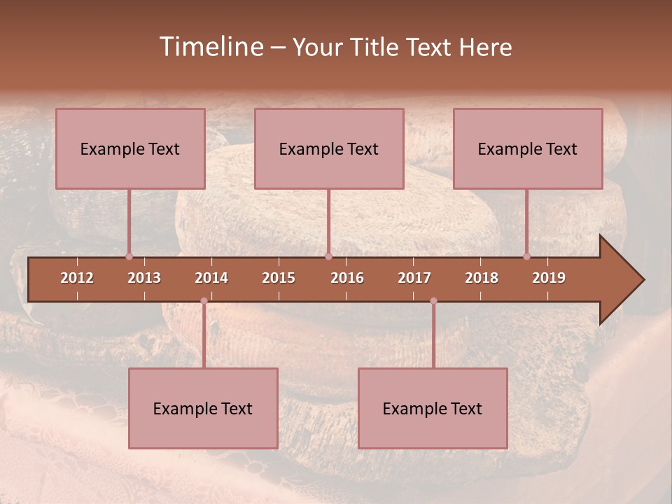 Ripe Pecorino Handicraft PowerPoint Template
