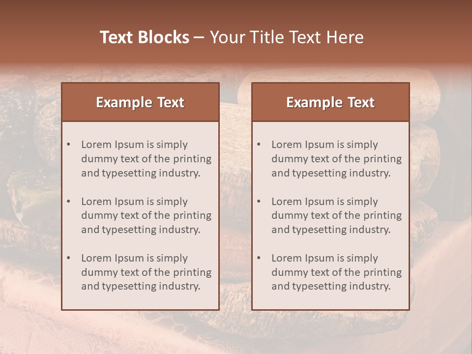 Ripe Pecorino Handicraft PowerPoint Template