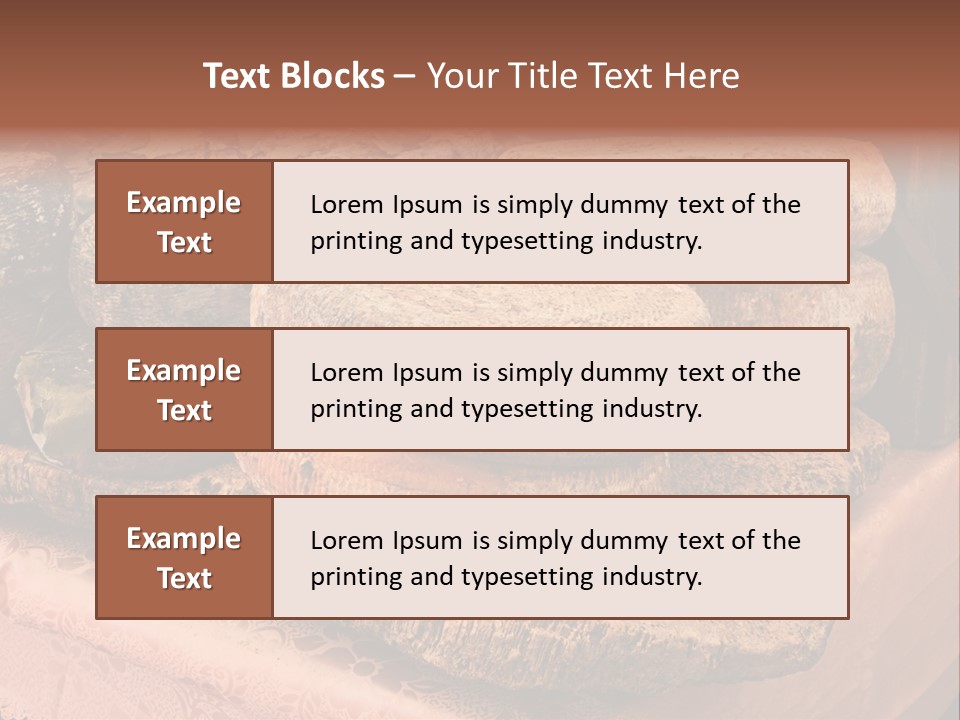 Ripe Pecorino Handicraft PowerPoint Template
