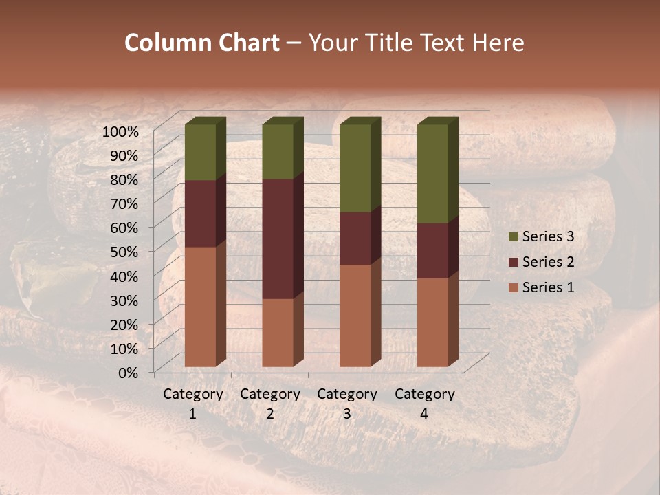 Ripe Pecorino Handicraft PowerPoint Template