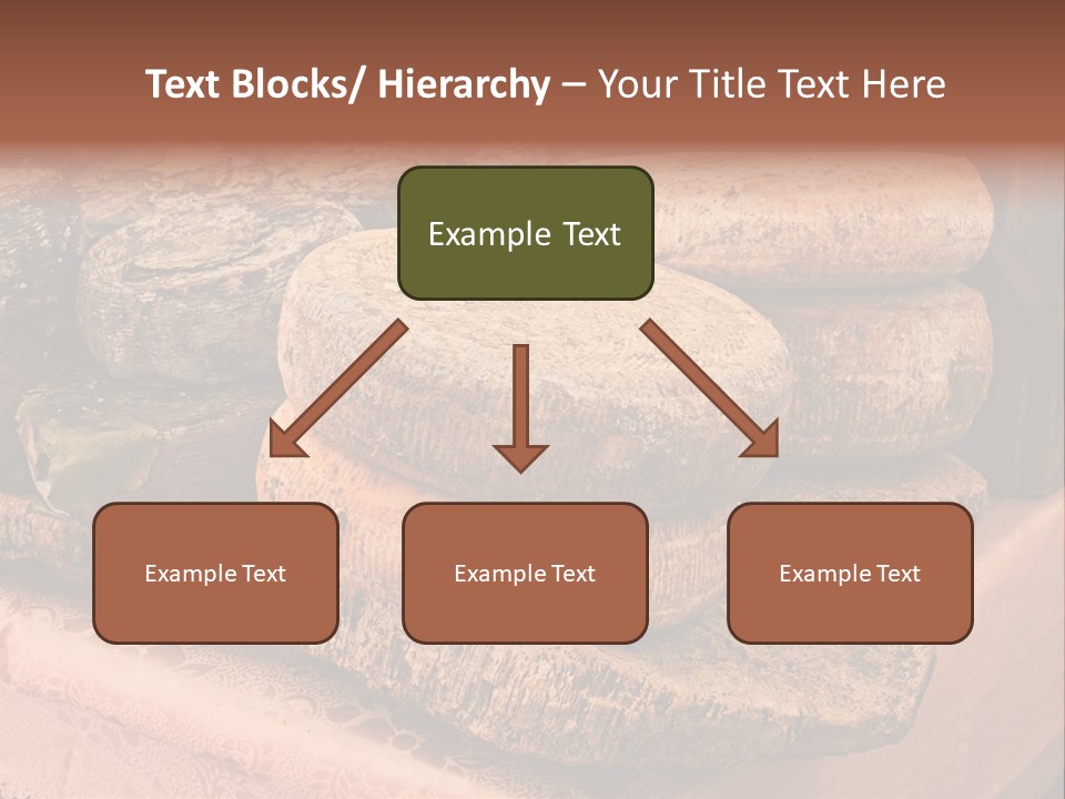 Ripe Pecorino Handicraft PowerPoint Template