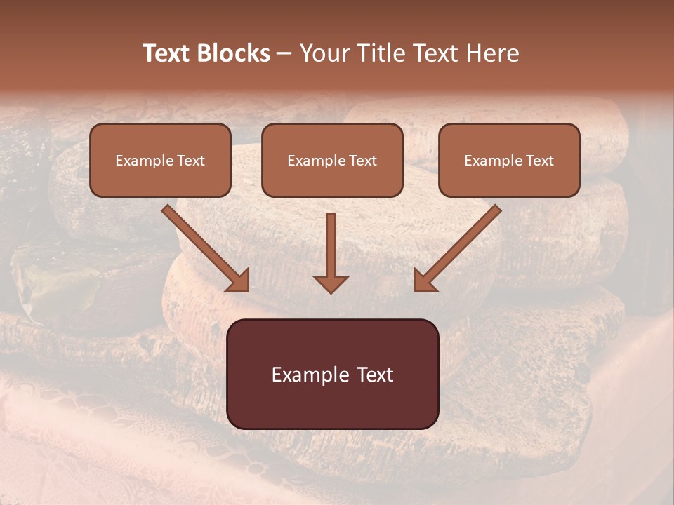 Ripe Pecorino Handicraft PowerPoint Template