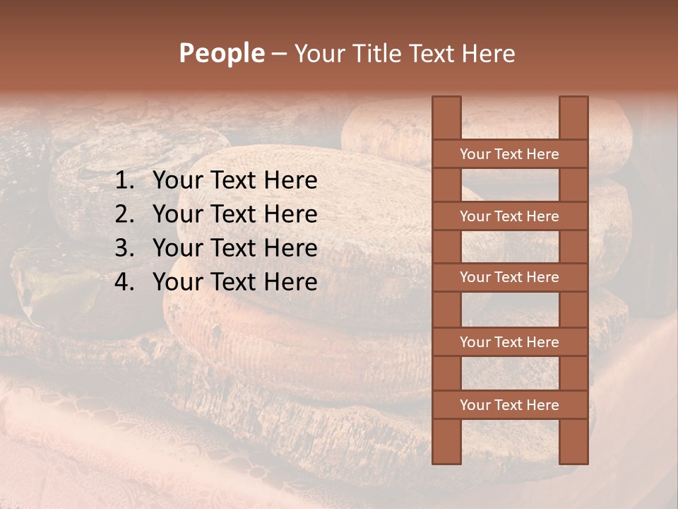 Ripe Pecorino Handicraft PowerPoint Template