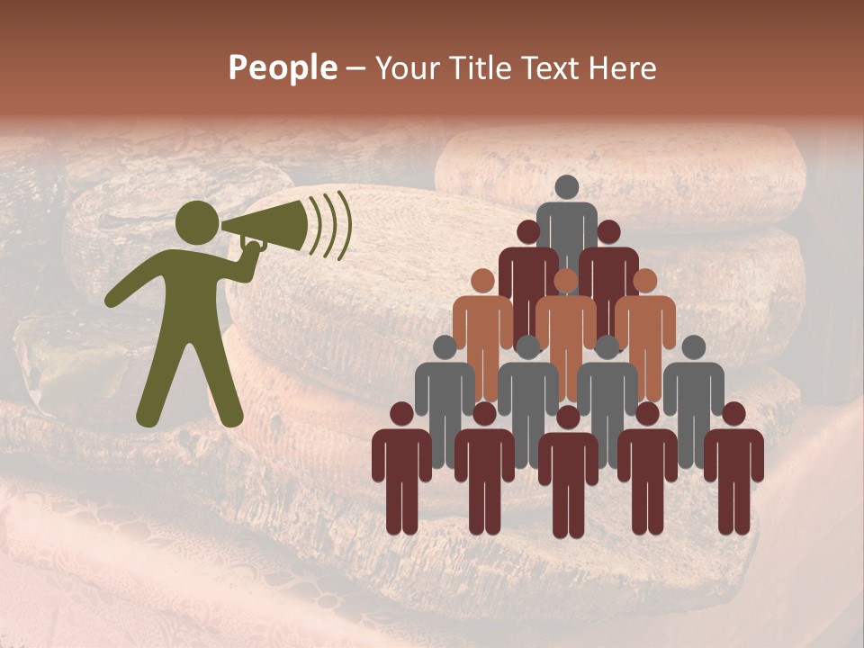 Ripe Pecorino Handicraft PowerPoint Template