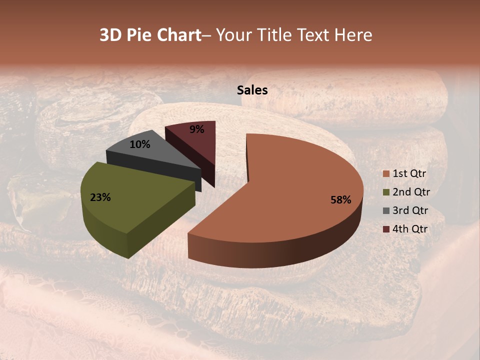 Ripe Pecorino Handicraft PowerPoint Template