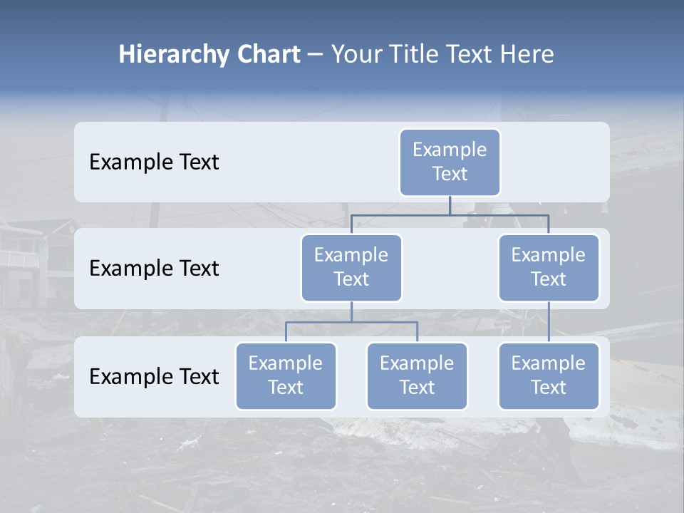 Rockaway Beach Cold Hurricane Sandy PowerPoint Template