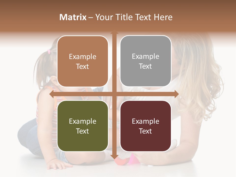 A Woman Playing With A Child On The Floor PowerPoint Template