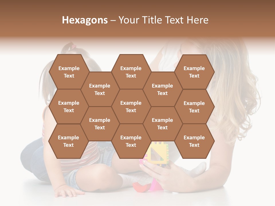 A Woman Playing With A Child On The Floor PowerPoint Template