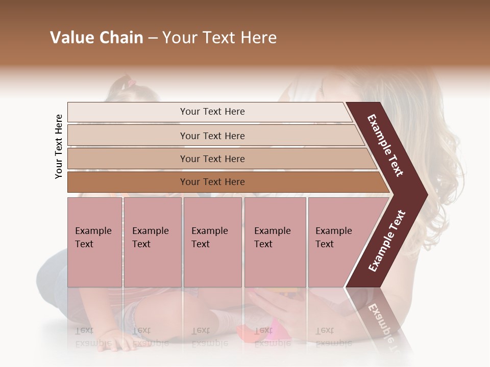 A Woman Playing With A Child On The Floor PowerPoint Template