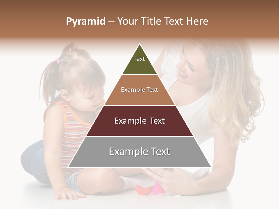 A Woman Playing With A Child On The Floor PowerPoint Template