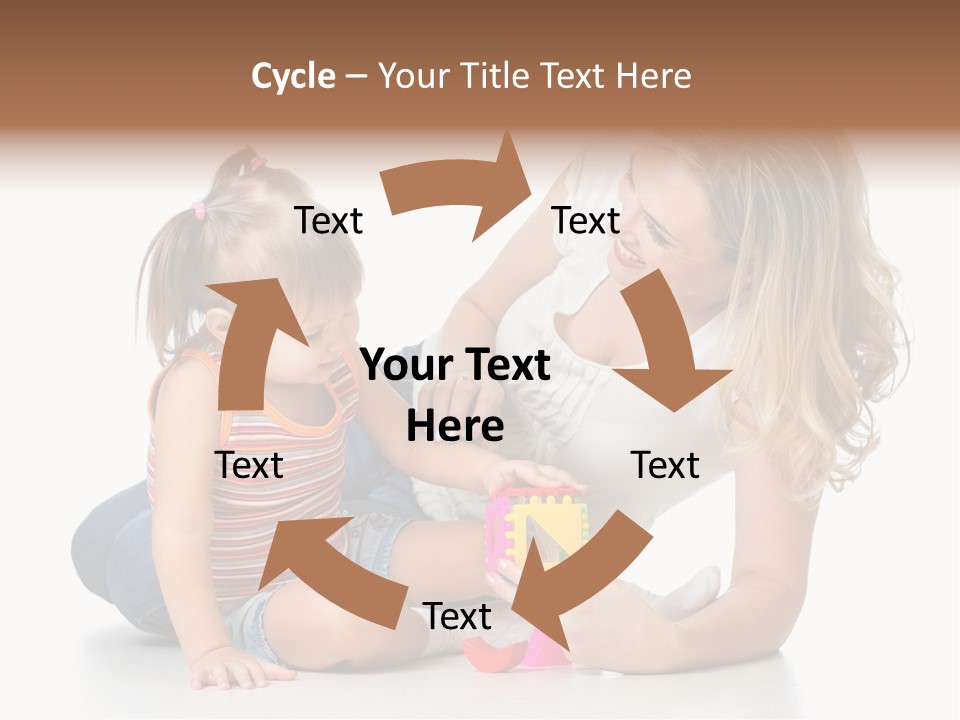 A Woman Playing With A Child On The Floor PowerPoint Template