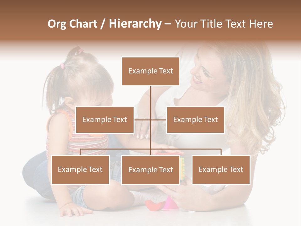 A Woman Playing With A Child On The Floor PowerPoint Template