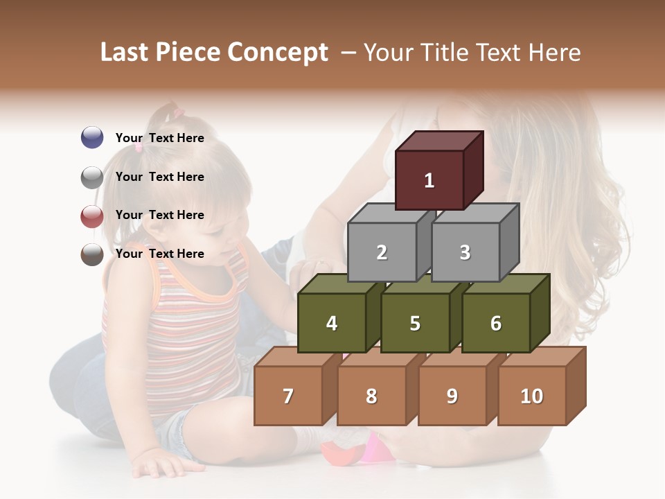 A Woman Playing With A Child On The Floor PowerPoint Template
