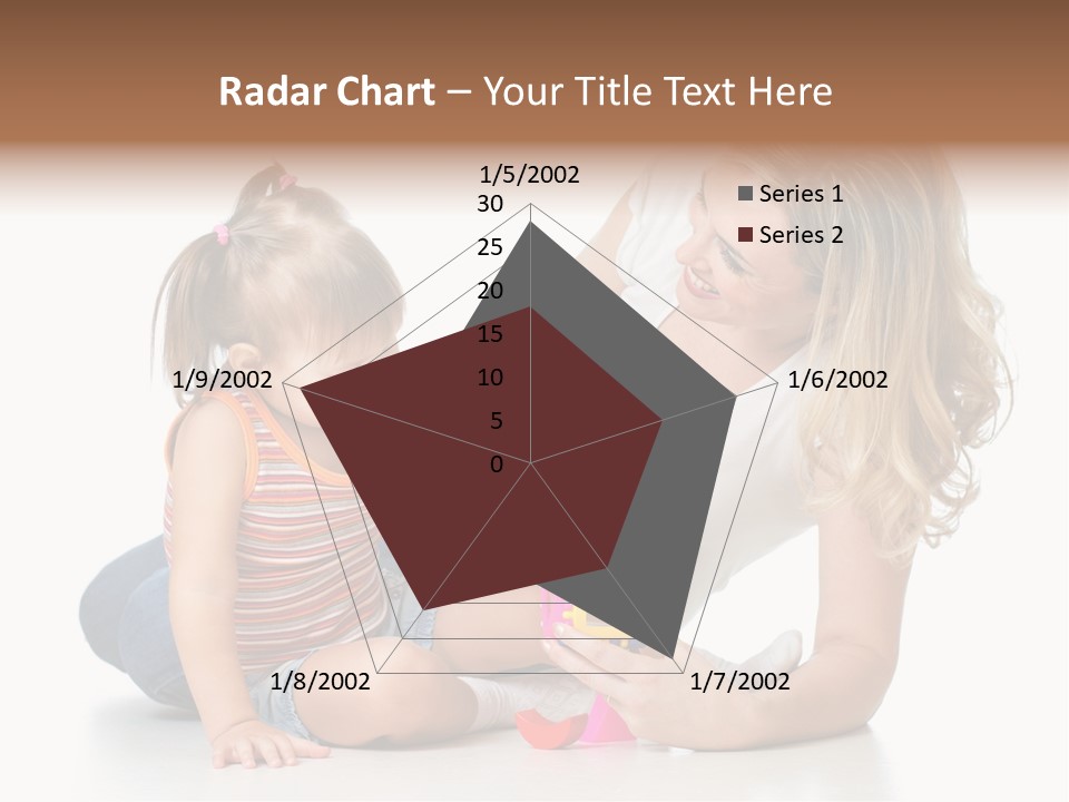 A Woman Playing With A Child On The Floor PowerPoint Template