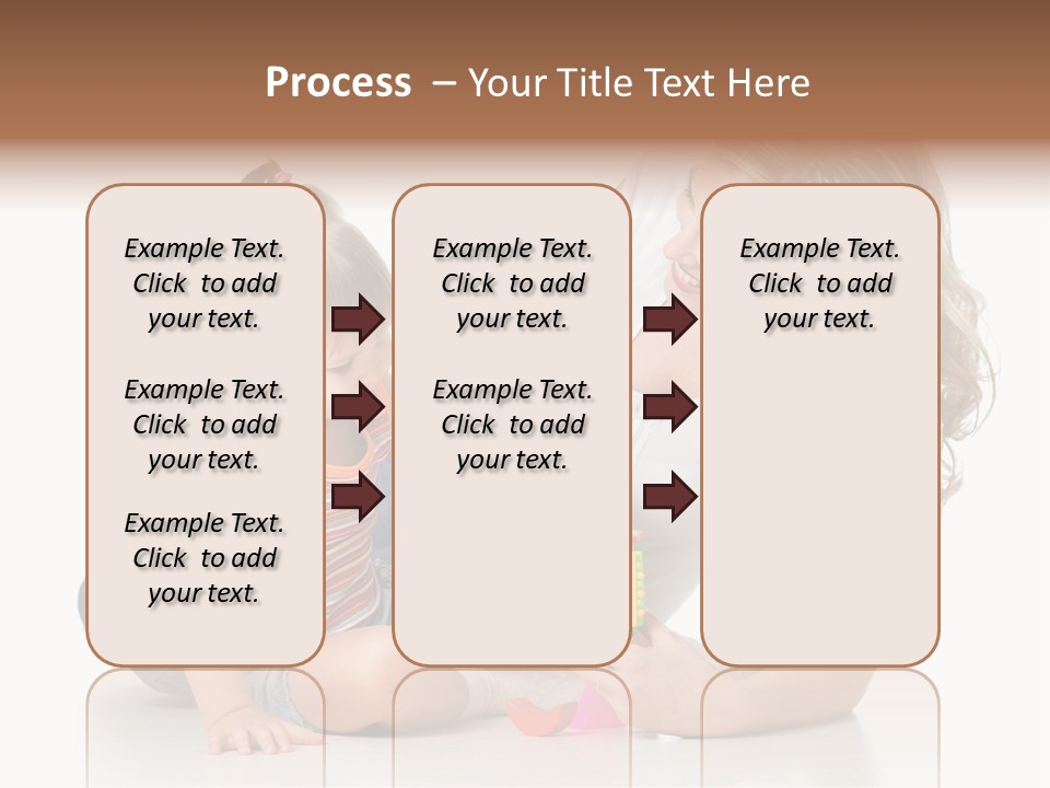 A Woman Playing With A Child On The Floor PowerPoint Template