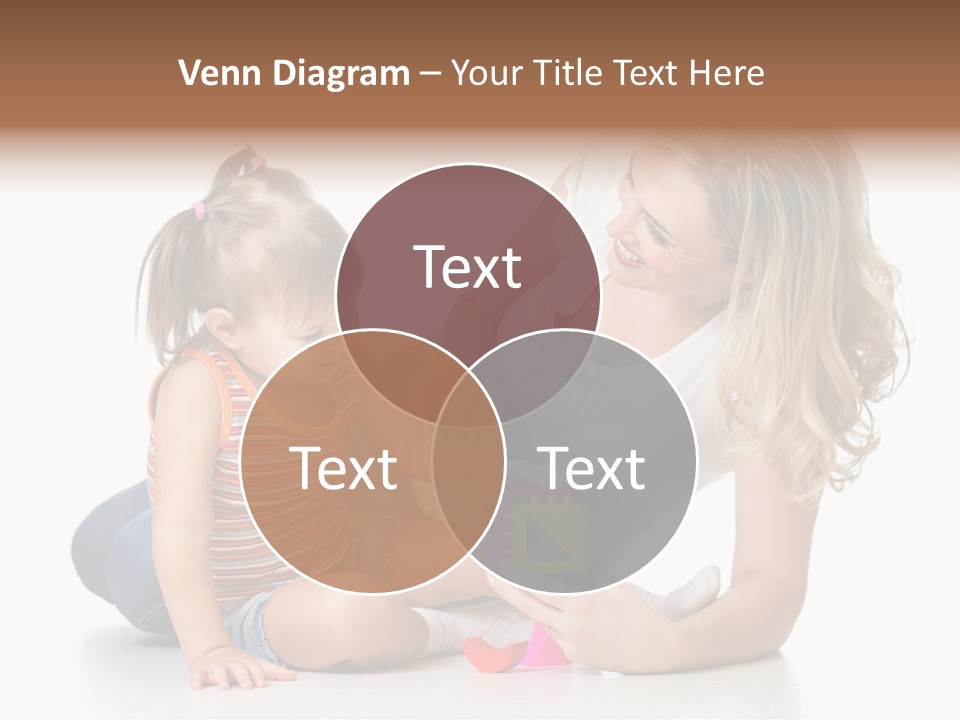 A Woman Playing With A Child On The Floor PowerPoint Template