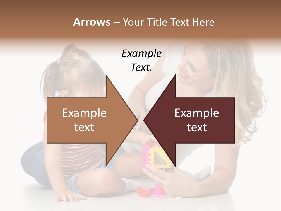 A Woman Playing With A Child On The Floor PowerPoint Template