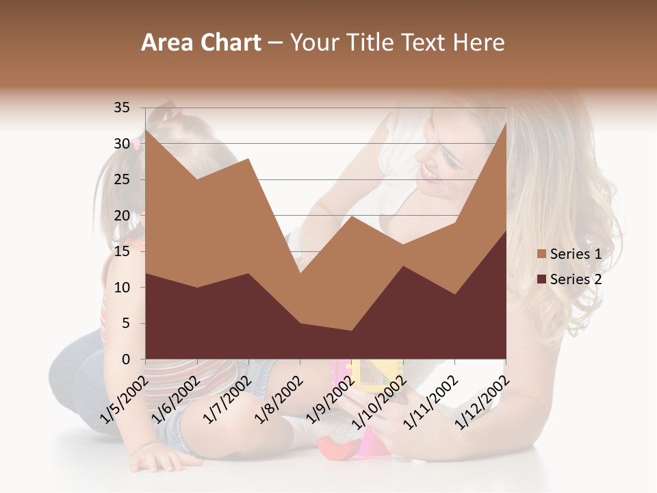 A Woman Playing With A Child On The Floor PowerPoint Template