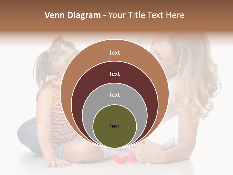 A Woman Playing With A Child On The Floor PowerPoint Template