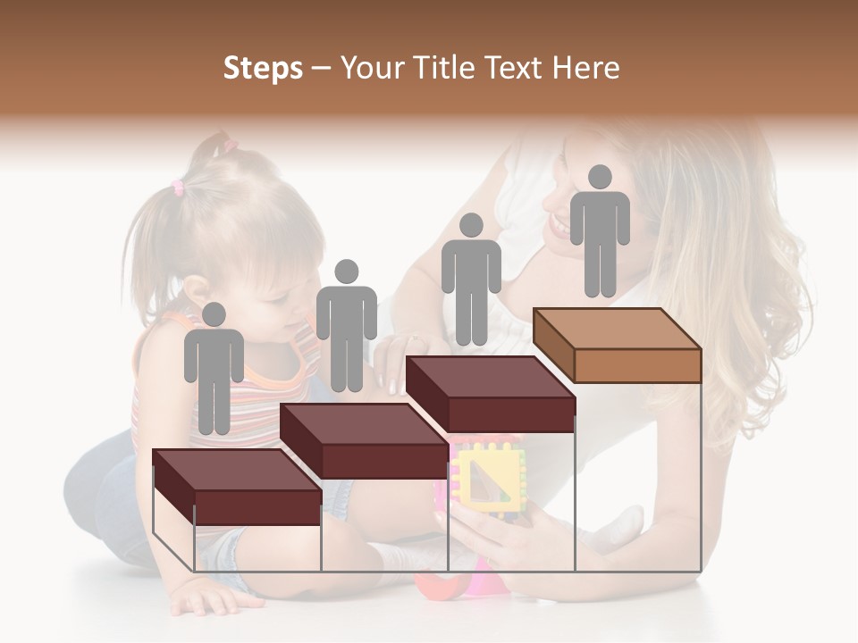 A Woman Playing With A Child On The Floor PowerPoint Template