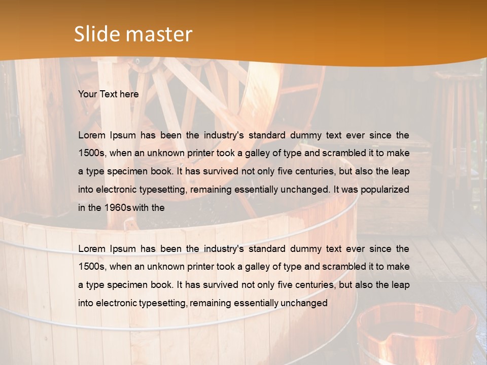 Looking Mama Childhood PowerPoint Template