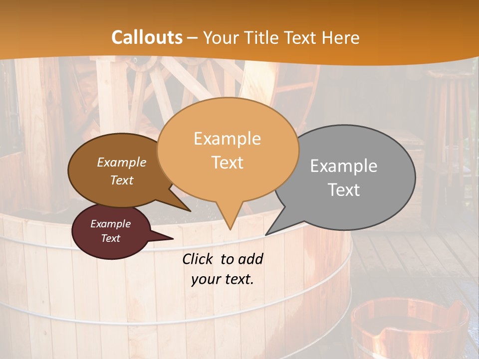 Looking Mama Childhood PowerPoint Template