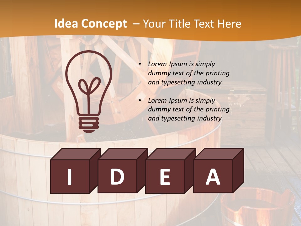 Looking Mama Childhood PowerPoint Template