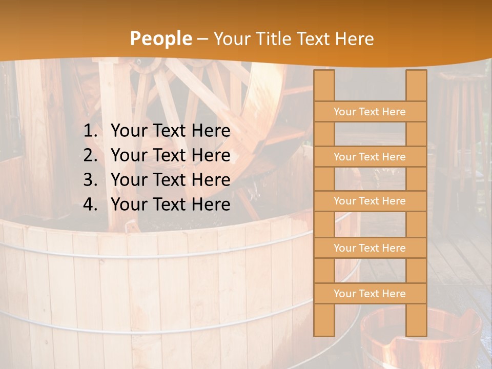 Looking Mama Childhood PowerPoint Template