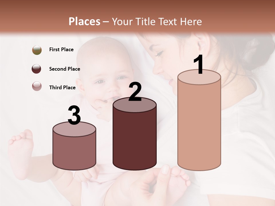 Looking Mama Childhood PowerPoint Template
