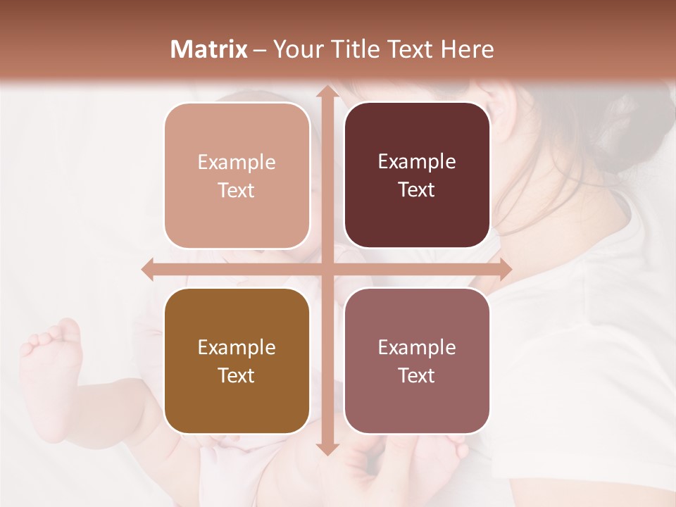 Looking Mama Childhood PowerPoint Template