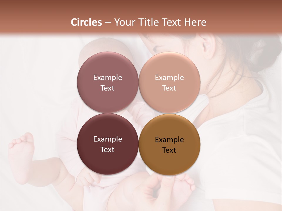 Looking Mama Childhood PowerPoint Template